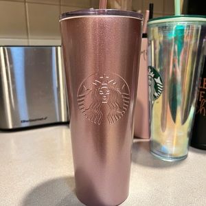 Starbucks rose gold tumbler